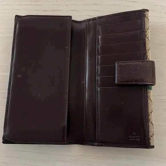 Gucci Ophidia Cream and Brown Wallet with Iconic GG Monogram. OBO. - Picture 7 of 8